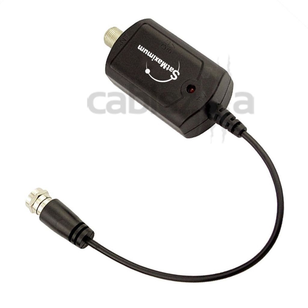 RF Indoor Antenna Amplifier FOR VHF UHF HDTV Signal Booster Catv Cable